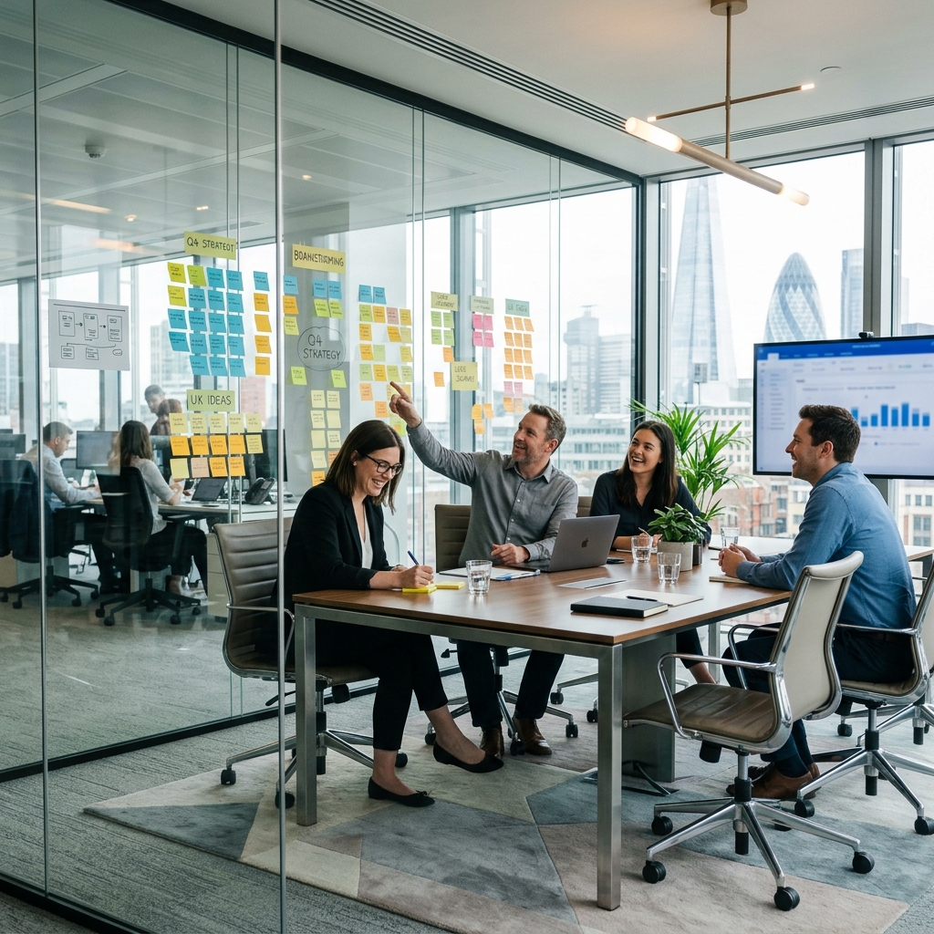 Collaborative Creative Team Workspace in Austin Office